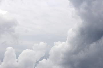 dark cumulus clouds background
