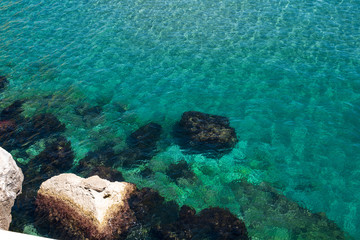 Fototapeta na wymiar Crystal blue sea