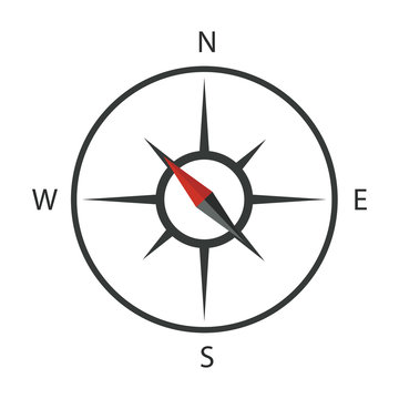 Compass icon Logo Template vector illustration design