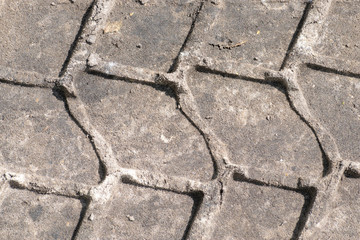 Obraz premium Truck tire track