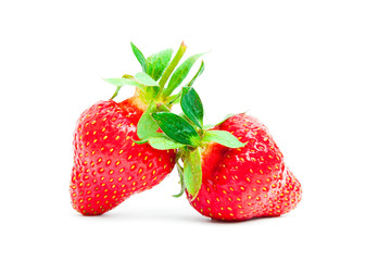 strawberry isolated on white background
