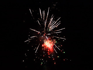 Festive salute, light show at the festival