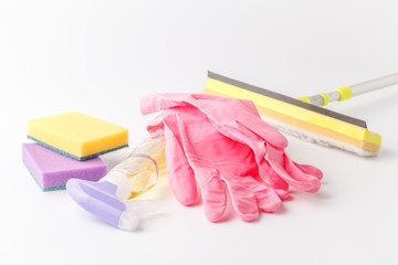 Household goods. Household items for everyday cleaning