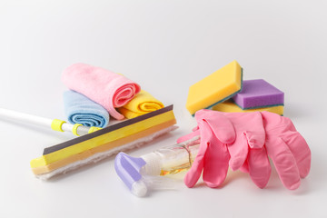 Household goods. Household items for everyday cleaning