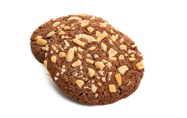 american cookies with nuts isolated