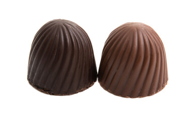chocolate candy isolated