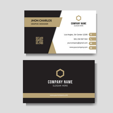 Luxury and elegant business card