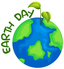 An earth day icon