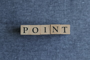 アルファベットの文字ブロック