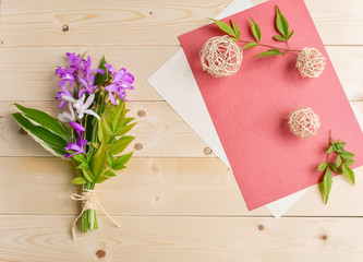 美しい　令和イメージ　紫蘭　和風　正月　年賀状(1-1-1）