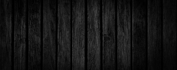 vintages wall dark wood texture background with black background
