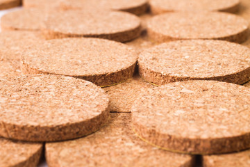 Round cork washers