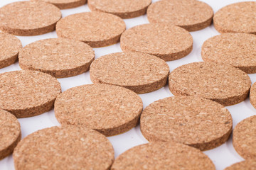 Round cork washers