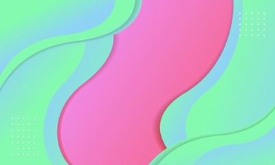 Modern Fresh Gradient Color With Shiny Line Abstract Background
