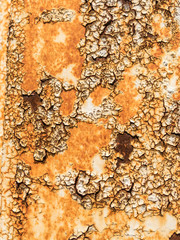 background image texture drawings rust on metal and peeling paint