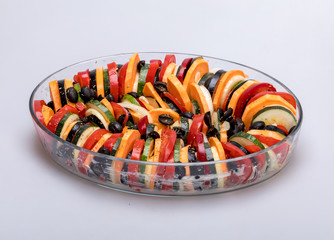 Ratatouille, French Provençal stewed vegetable dish originating in Nice