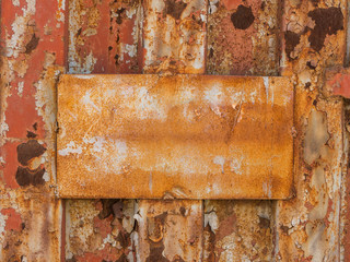 The background image of the rust and old paint and the text field