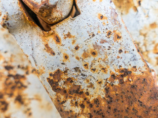 Background image rust and old paint on metal