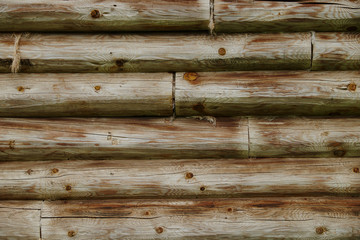 Naklejka premium background texture old wood wall log