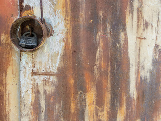 abstraction texture drawings rust on metal and peeling paint