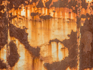 abstraction texture drawings rust on metal and peeling paint