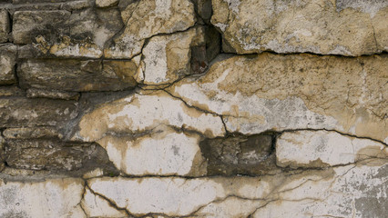 Background image of old brick walls