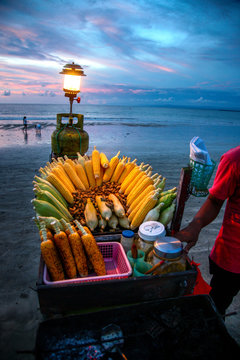 Bali beach snacks