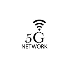 5G Design Logo Concept. Network Logo - Vector - Vector