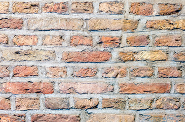Brick wall, wallpaper pattern, background texture