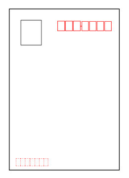 ハガキの宛名面
