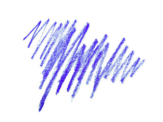 Abstract colored pencils on white background. Colored pencils texture. Blue colored pencils background. It is a hand drawn.