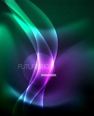 Glowing shiny light abstract background