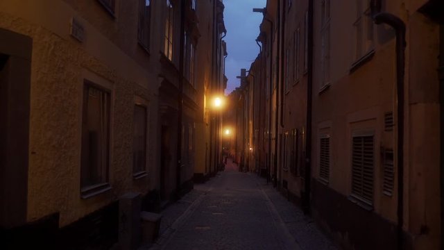 Ancient Alleyways of Old Town Stockholm