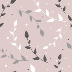 vector graphics. delicate floral pattern