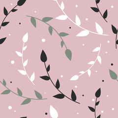 vector graphics. delicate floral pattern