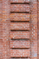 Fototapeta premium old red brick wall background