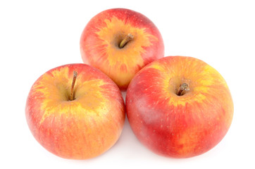 apple on a white background