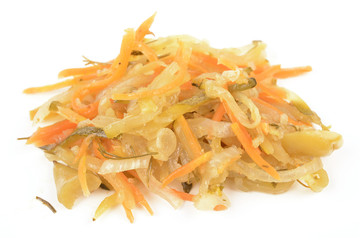 cutting of vegetables