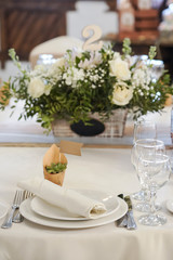wedding table decoration