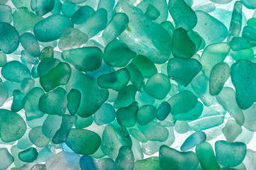 glass sea stones