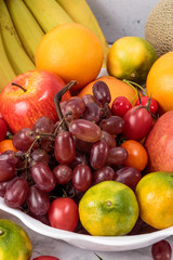 Naklejka na ściany i meble A variety of fresh fruits