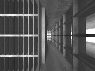 Abstract geometric concrete architecture background