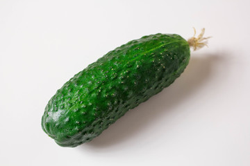 Cucumber isolated on white background