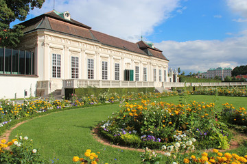 baroque palace (lower belvedere) in Vienna (Austria)