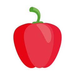 Red pepper flat icon