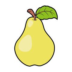 Sweet yellow pear