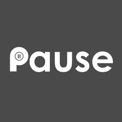 Pause with a simple symbol