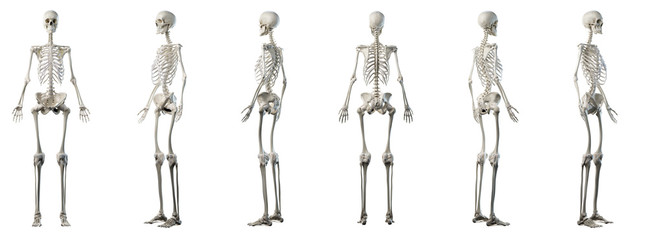 3d rendered medically accurate illustration of a womans skeleton - obrazy, fototapety, plakaty