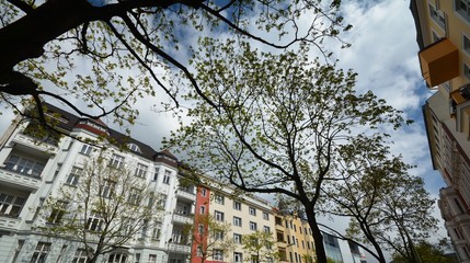 Spring Impressions from Berlin Steglitz from April 19, 2017, Germany