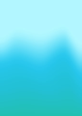 Blurred abstract blue, teal, aqua background.